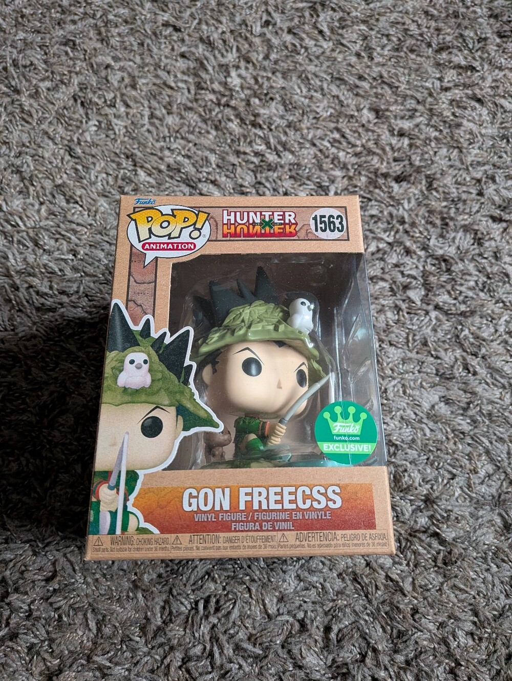 Hunter x Hunter Gon Freecss 1563 Fishing Funko Pop Exclusive NEW